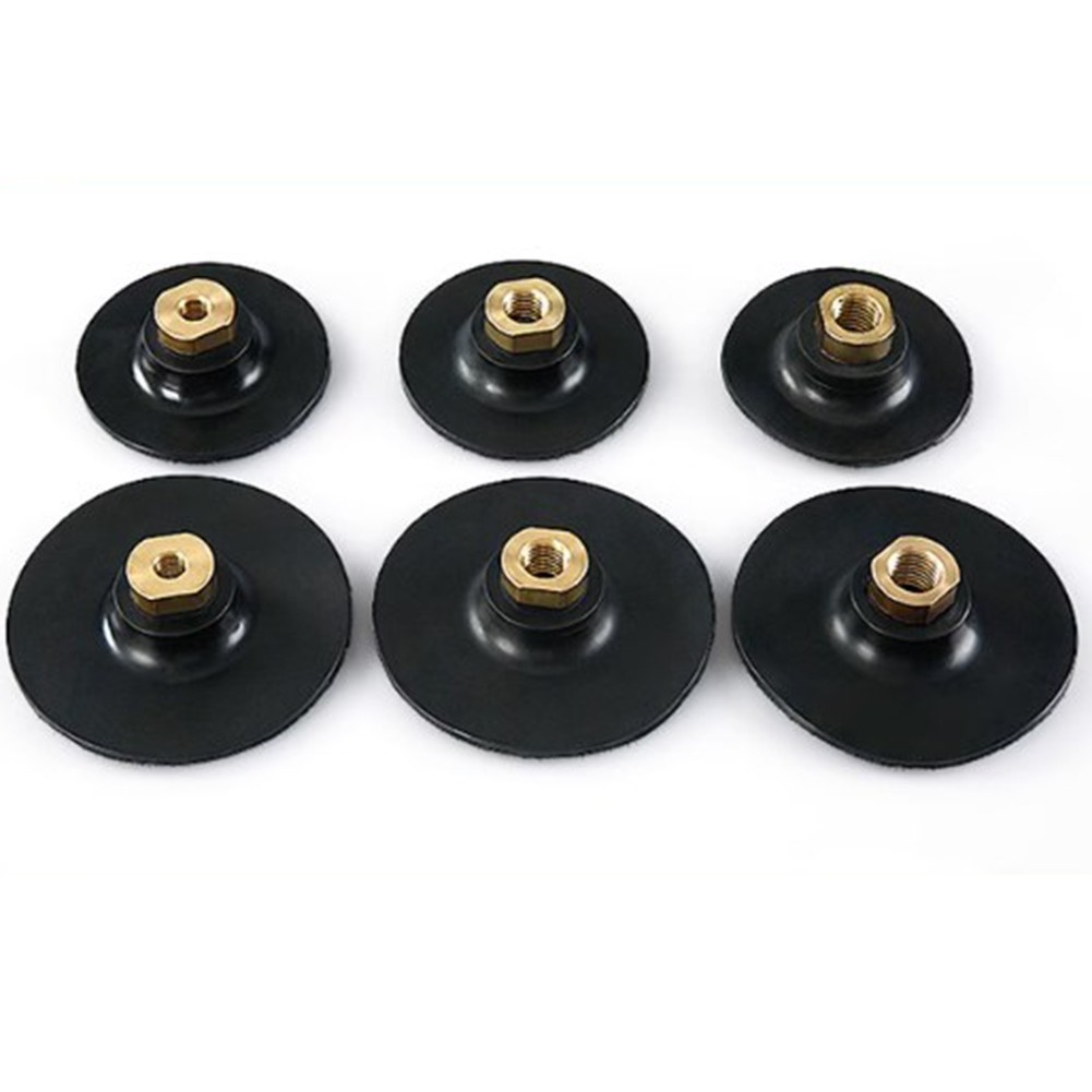 Polishing Holder Rubber Backing Pad Rubber And Metal Rubber Backer Pad