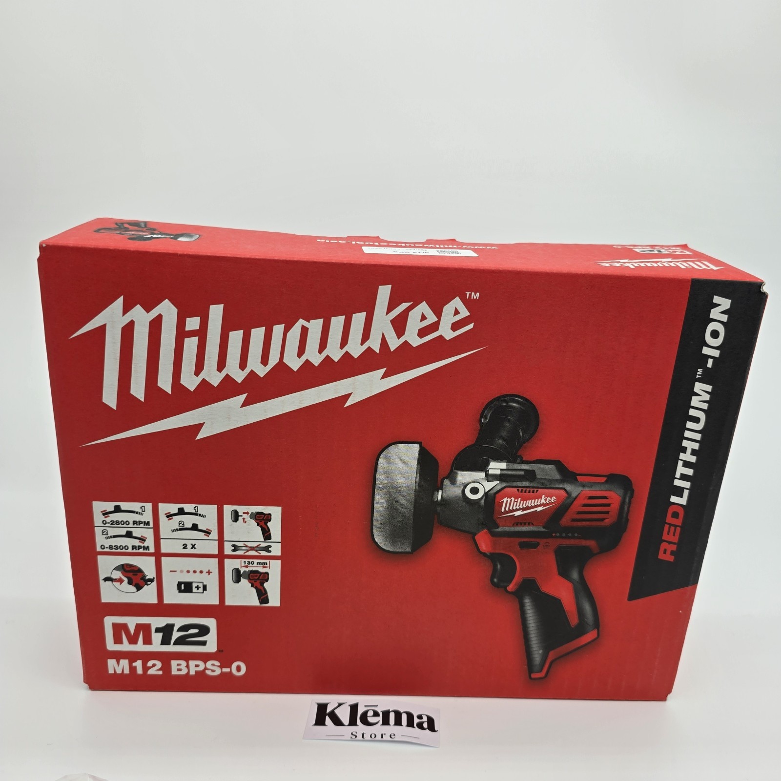 Milwaukee M12 12V BPS-0(2438-20)Variable Speed Polisher/Sander Bare Tool /Korea