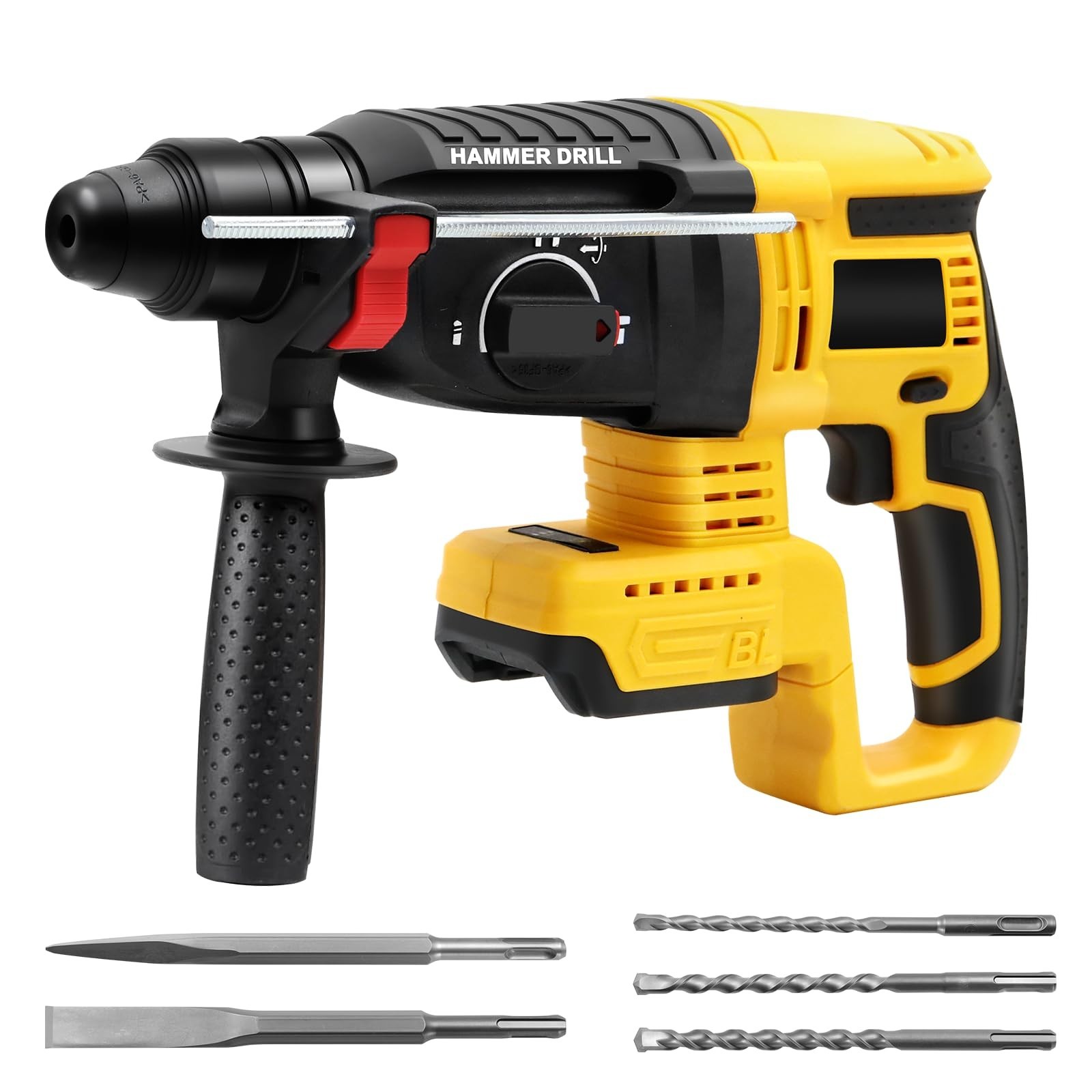 Cordless SDS Hammer Drill for Dewalt 20V MAX Battery, Brushless Rotary Hammer…