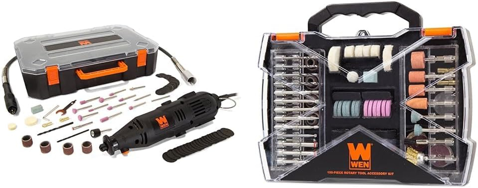 23103 1-Amp Variable Speed Rotary Tool with 100+ Accessories, Carrying Case