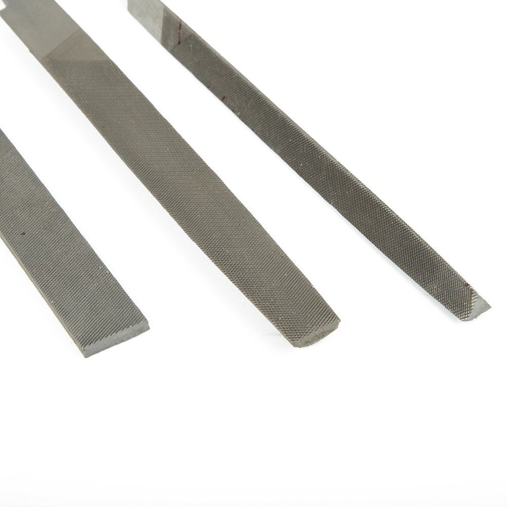6Inch 150mm Steel Files Without Handle Round Half-Round Triangular Square Flat