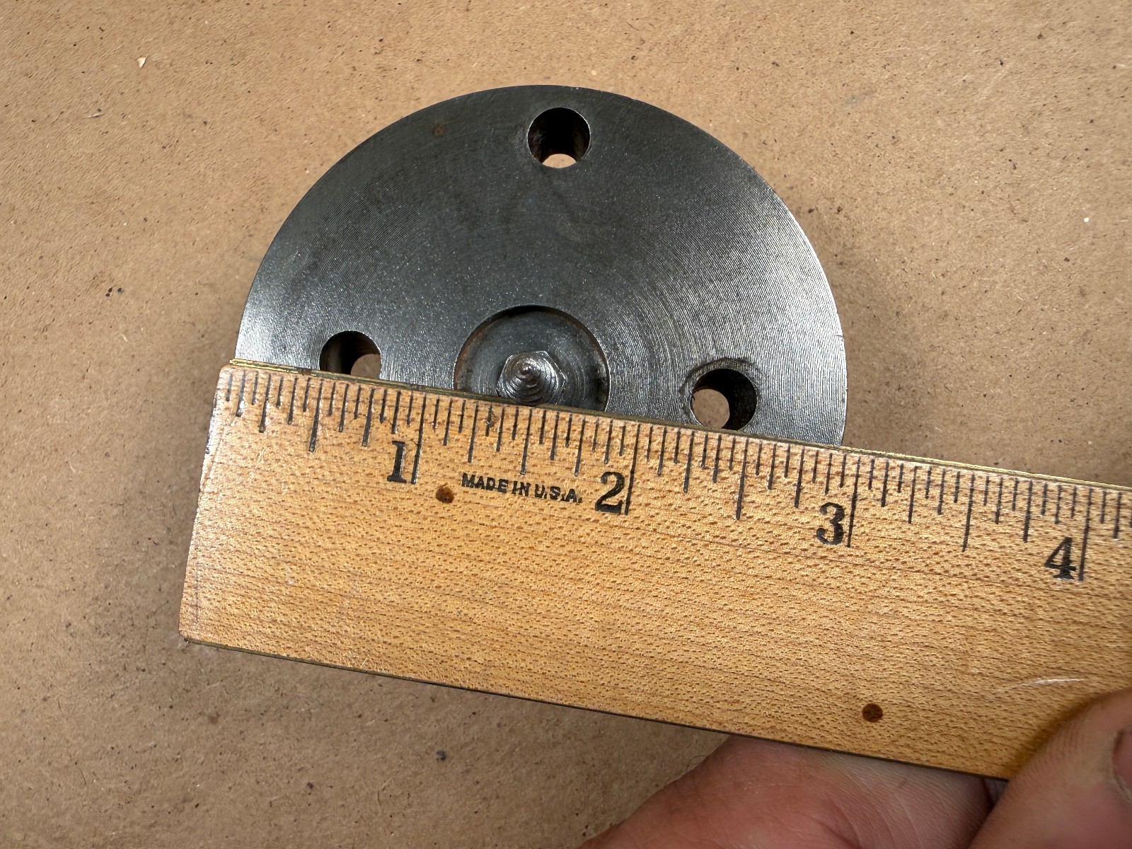 3” Screw Center Face Plate CRAFTSMAN MADE IN USA 3/4” 16 TPI 20912