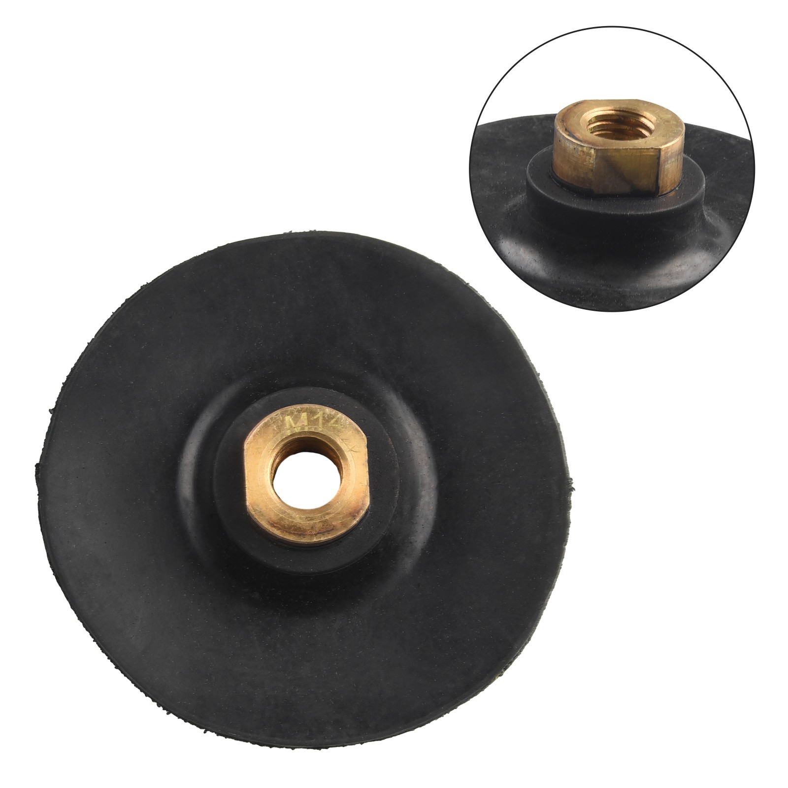 Polishing Holder Rubber Backing Pad Rubber And Metal Rubber Backer Pad