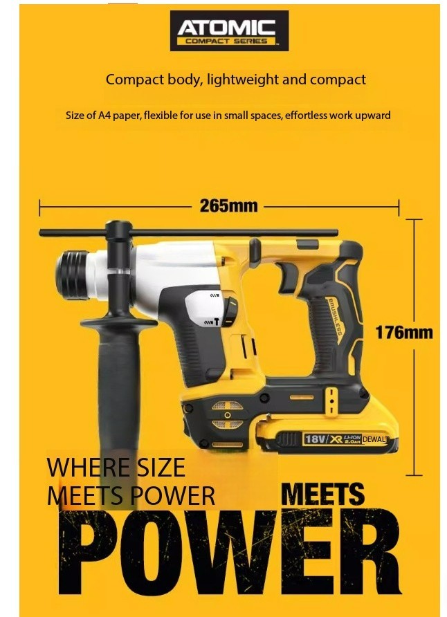 DCH172/273 Compact Triple-Function 20 Concrete Drilling Hammer Drill