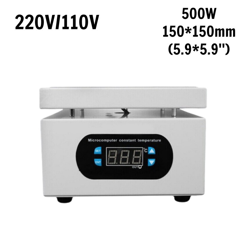 220V/110V 15*15cm Digital Hot Plate Preheating Station For PCB BGA Heating Work