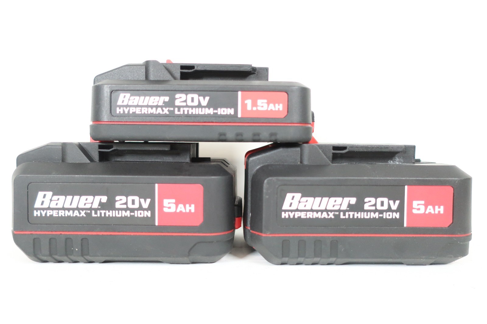 Bauer 1791C-B1 20V 1/2&Prime; Drill/Driver Kit with 3 Batteries Charger & Bag