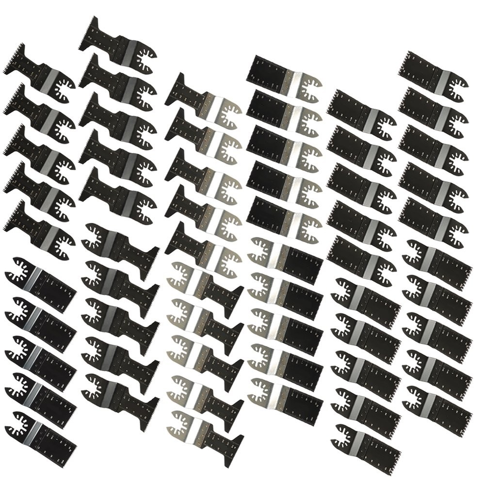 New Oscillating Tool Blades, Universal Metal Wood Plastic Multitool Blades 60Pc