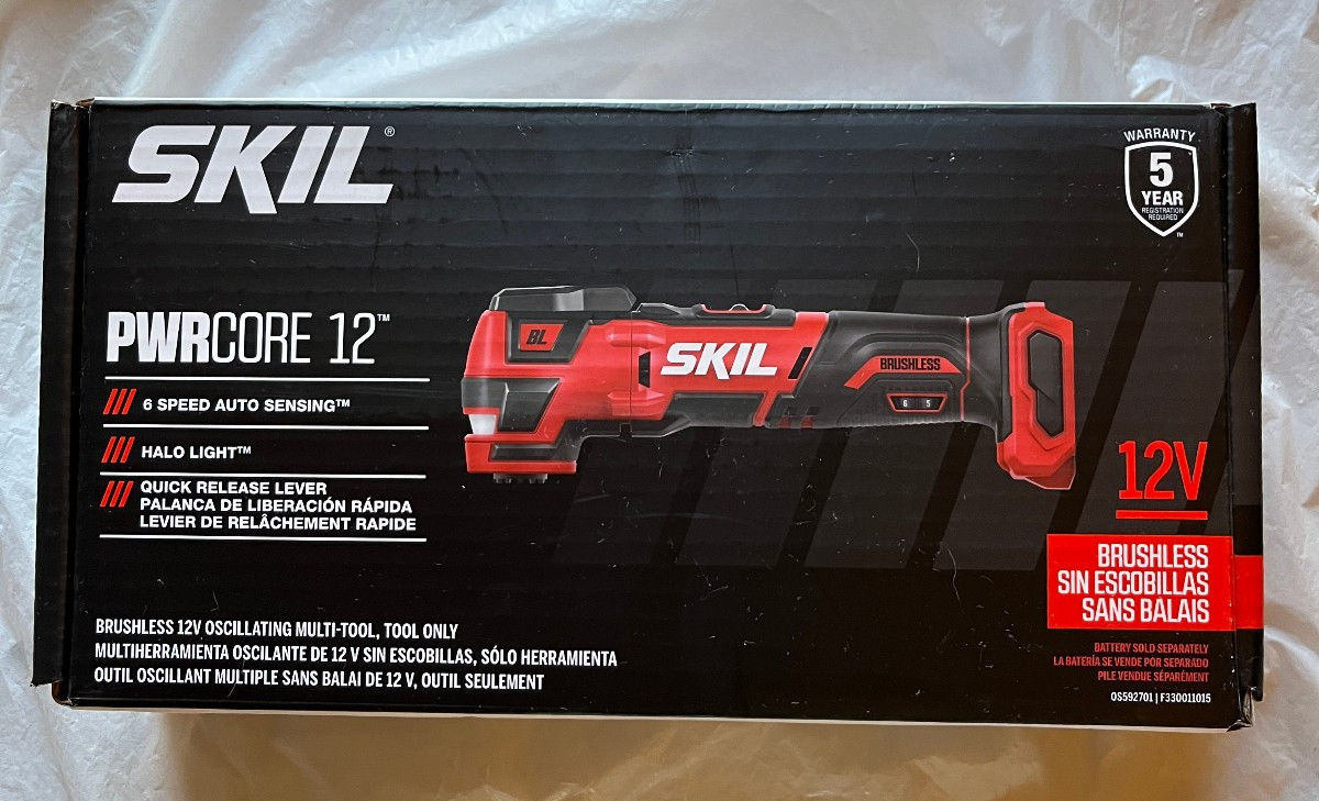 NEW SKIL PWRCORE 12 OS592701 12V Cordless Oscillating Multi Tool