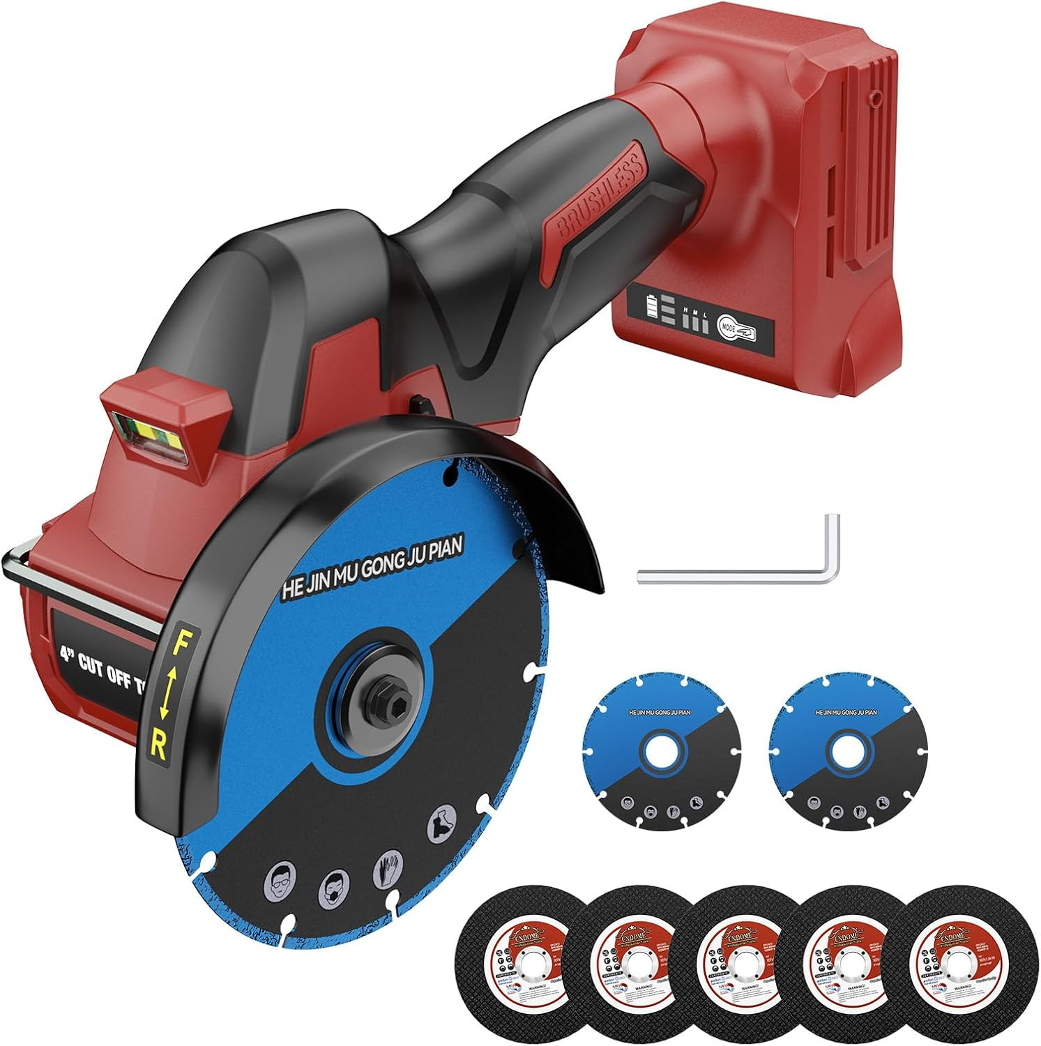 Cordless Cut off Tool Compatible with Milwaukee 18V Battery (Tool Only), 4 Inch