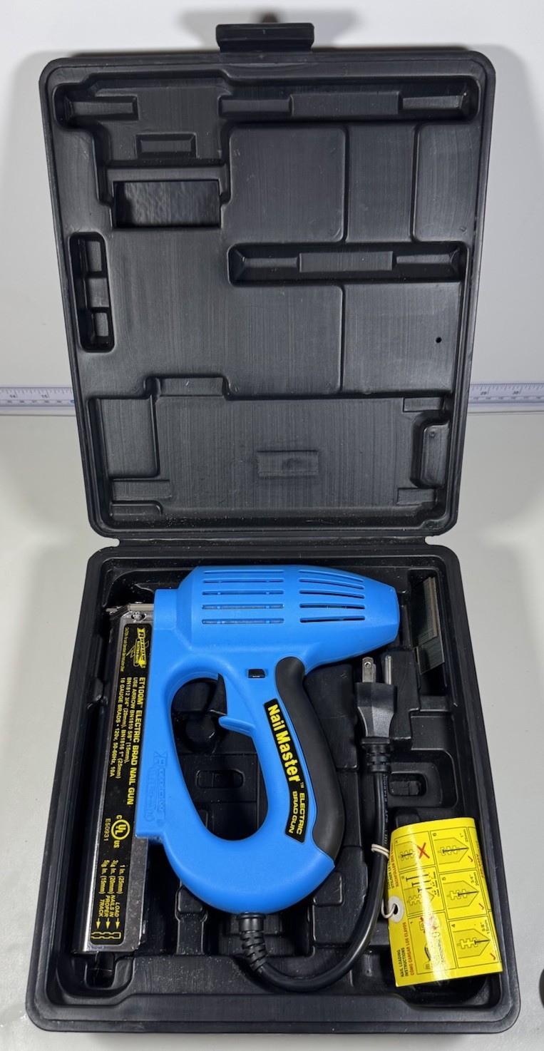 Arrow ELECTRO-MATIC Nail Master Electric Brad Nail Gun Model Number ET100M
