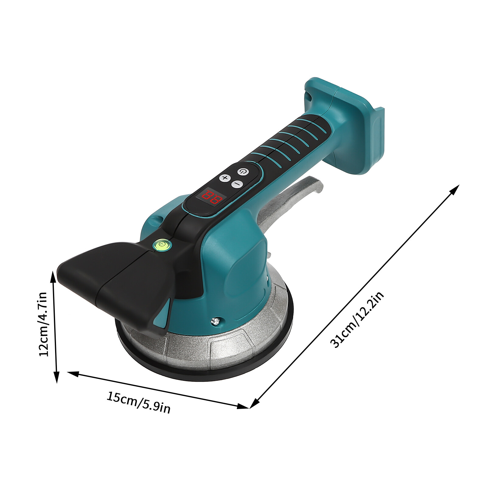 Tiling Machine with Aluminum Alloy Head, 440 lbs Suction Power, Adjustable