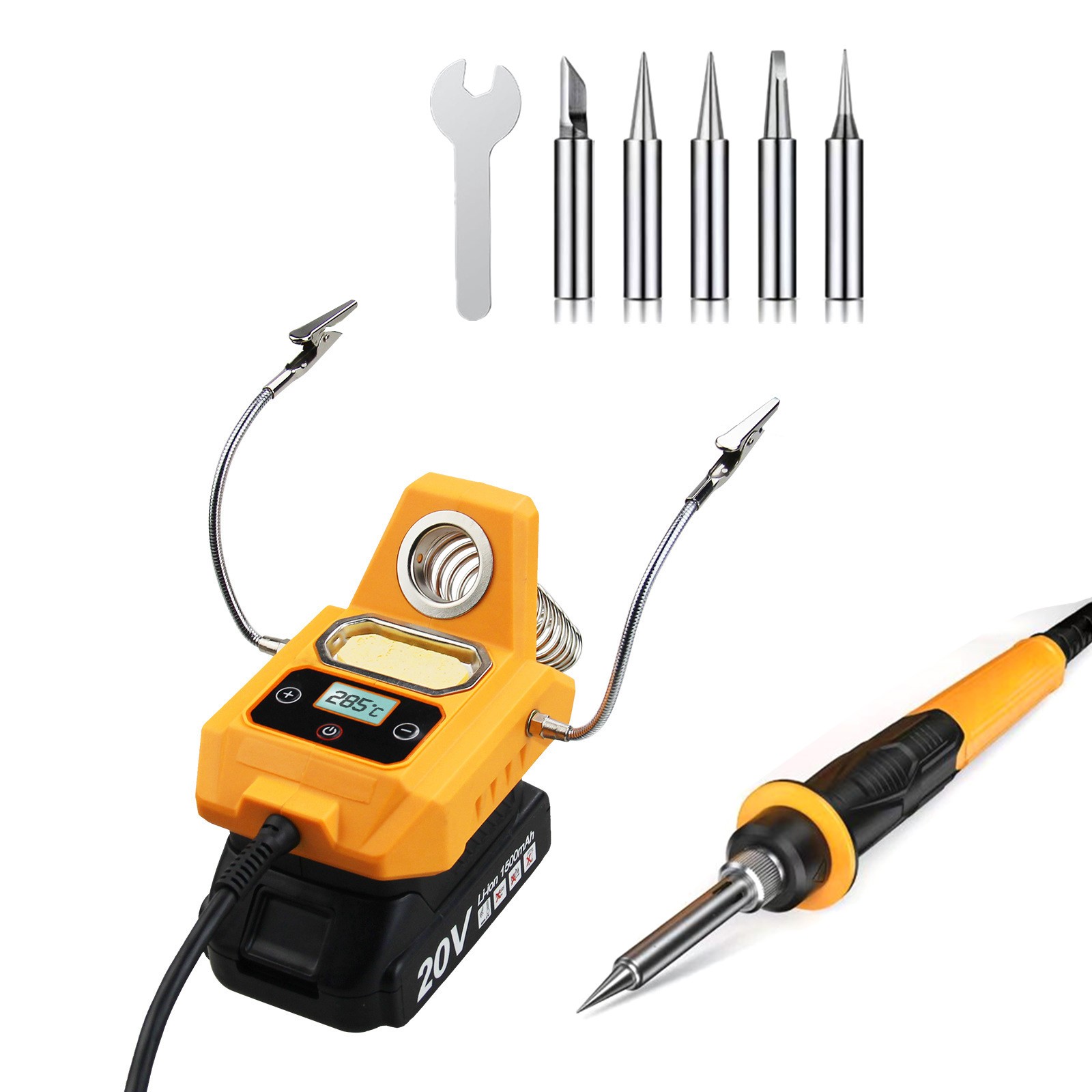 Portable for Dewalt 20V Soldering Iron Station Helper Arms Fast Heating 212-932F