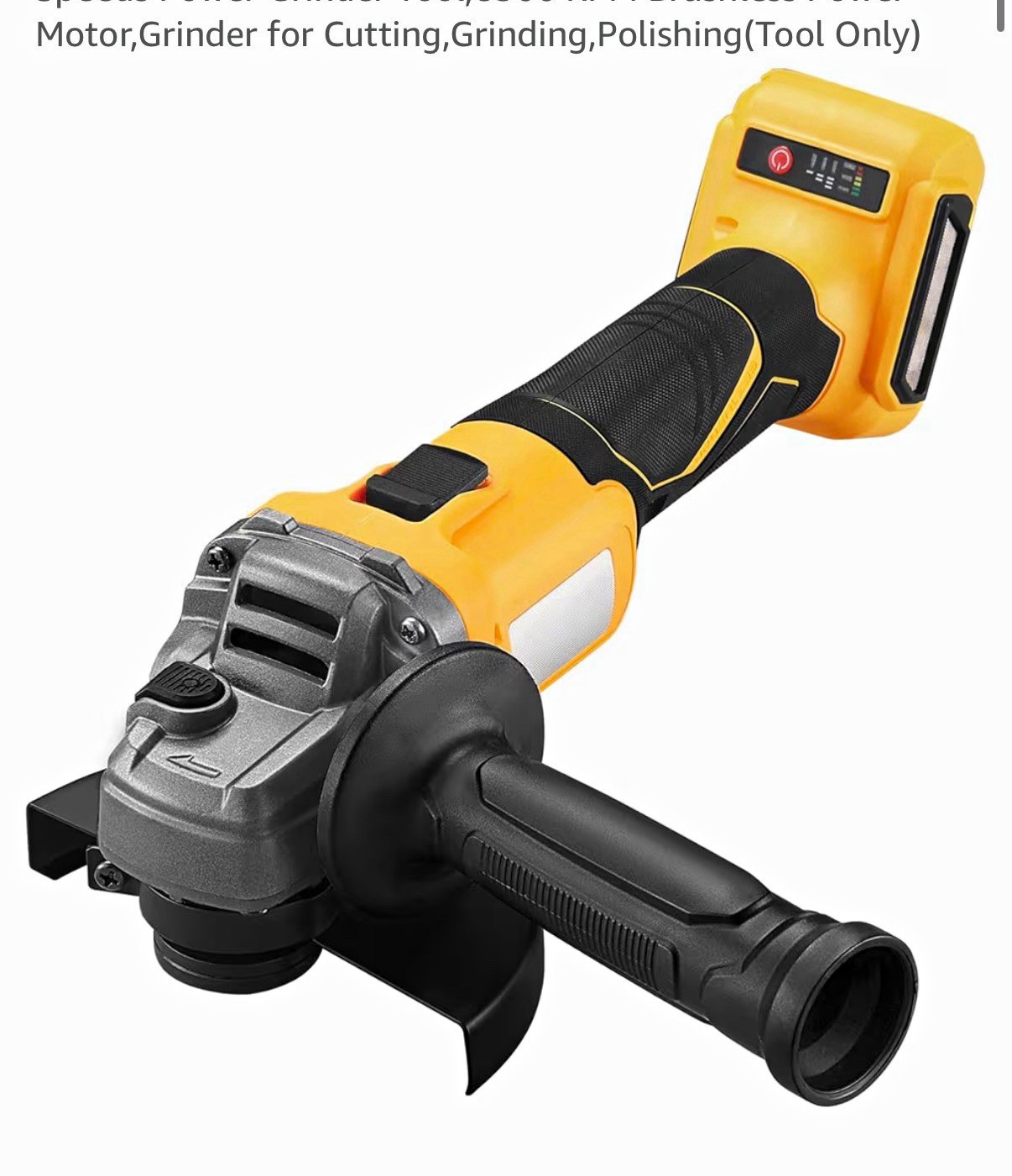 Maxcular Cordless Brushless Angle Grinder 8500 RPM 4-1/2 to 5 in – Tool Only