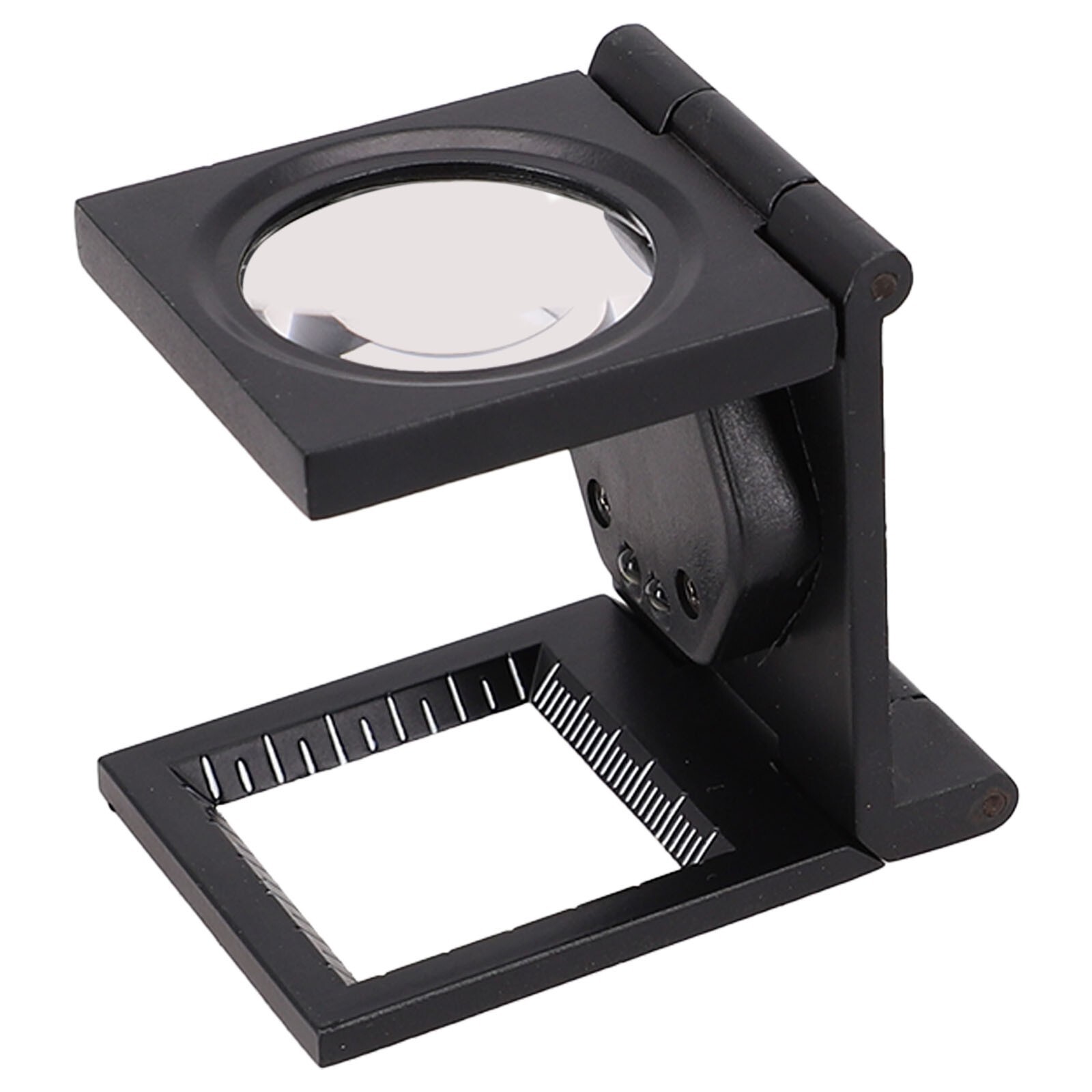 Metal Linen Tester With Foldable Stand And LED Lights For Cloth Inspection