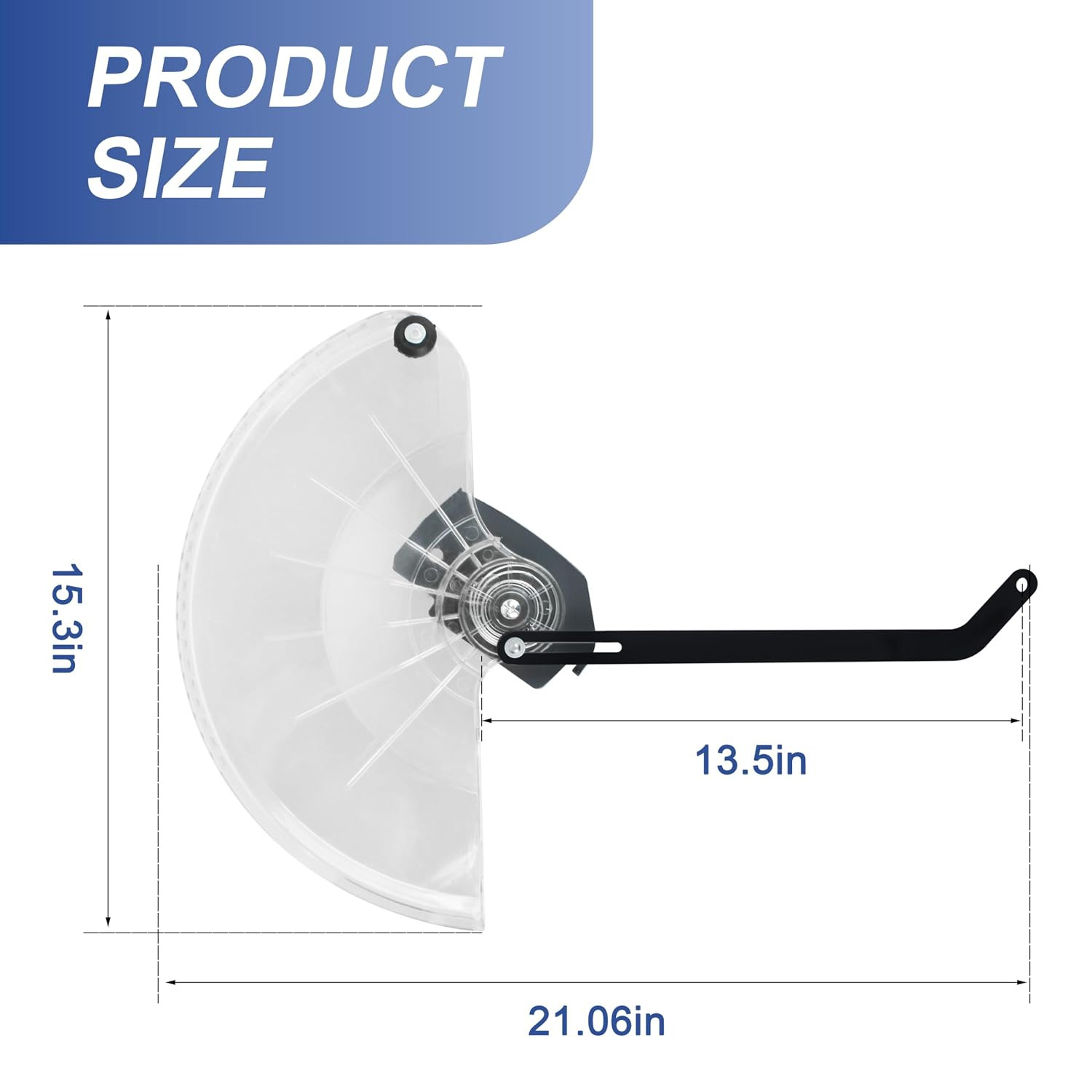 12&Prime; Miter Saw Safety Blade Guard for Ryobi Compound Miter Saws | TSS121, TSS121T