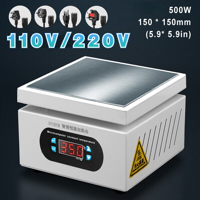 15*15cm New Digital Hot Plate Preheating Station For PCB BGA Heating Work Repair