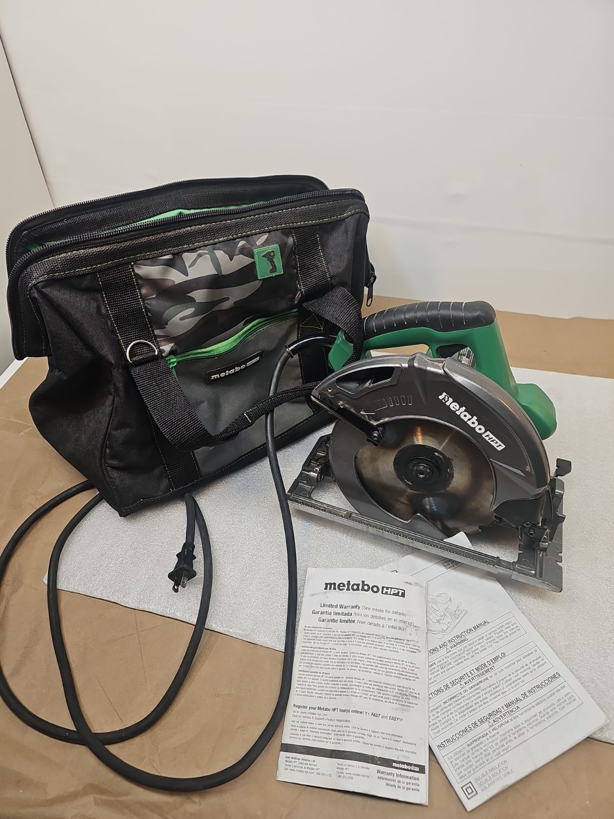Metabo HPT 7-1/4-Inch C7SB3 Circular Saw 6,000 Rpm, 15-Amp Motor |2020-07 WORKS