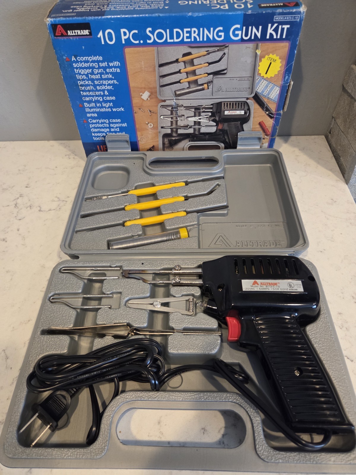 Alltrade Tools 873-C-10 Pc Soldering Gun Kit