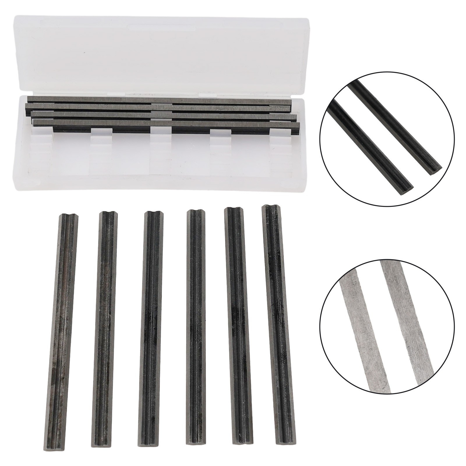 Planer Blades 82mm Carbide Hard Alloy High Precision Kits Manganese Steel
