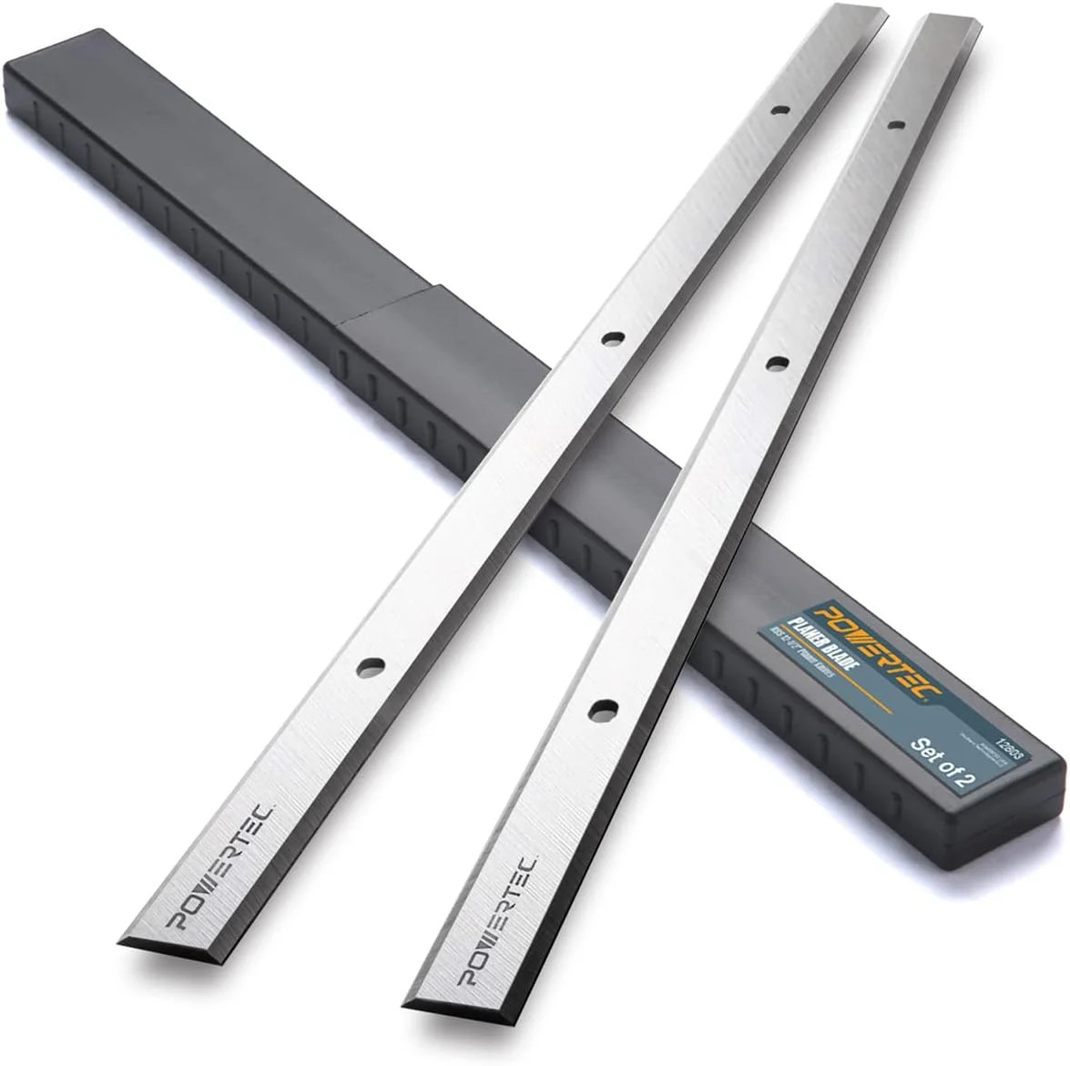 POWERTEC 12-1/2 Inch Planer Blades for Craftsman CMEW320 21758, WEN PL1252 6550,