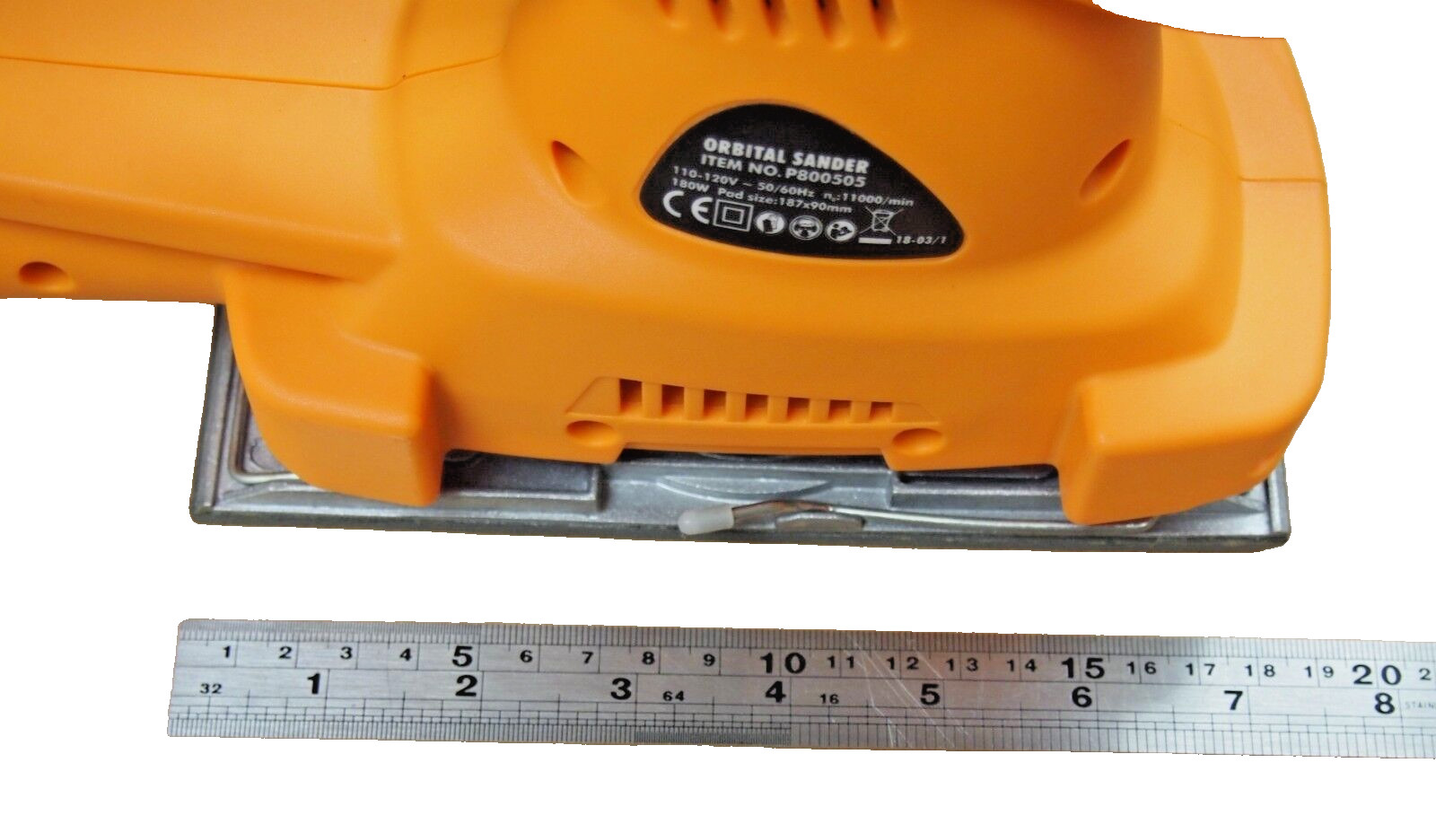 HOTECHE 1/3 Sheet Finishing Sander Orbital Sander 180w P800505