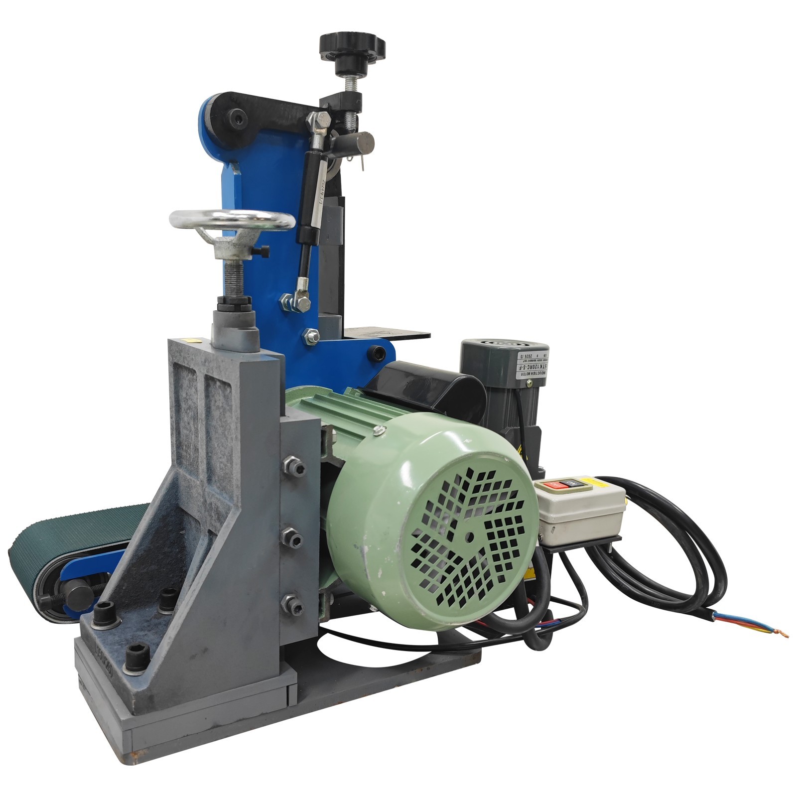 220V Variable Speed Flat Surface Polisher Sharpener Deburring Machine for Metal