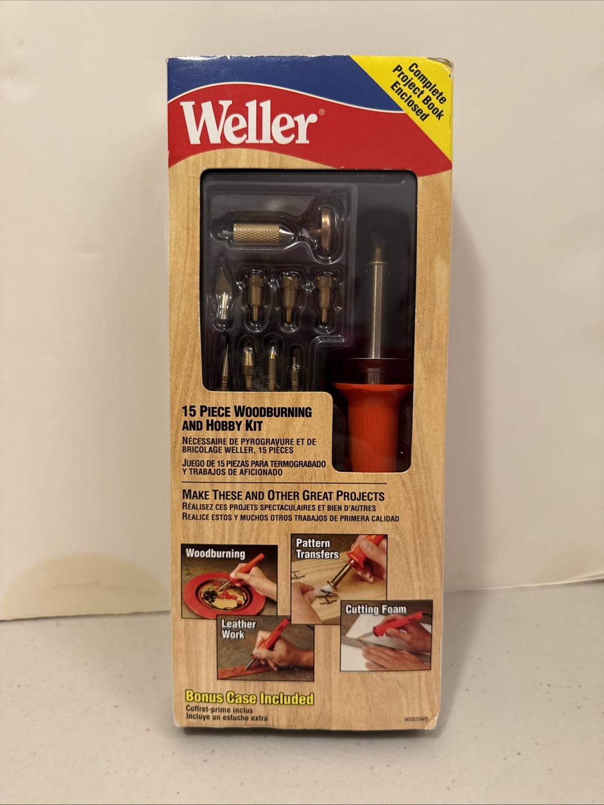 Weller ~ 15 Pc. Wood Burning and Hobby Iron Kit ~ 25 Watts Up to 900°F
