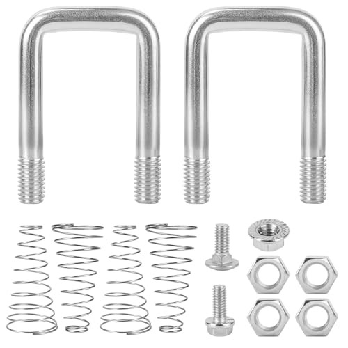 1900-2-1600 Safety Chain U-Bolt Kit Replacement B&W Gooseneck Hitch Kit for