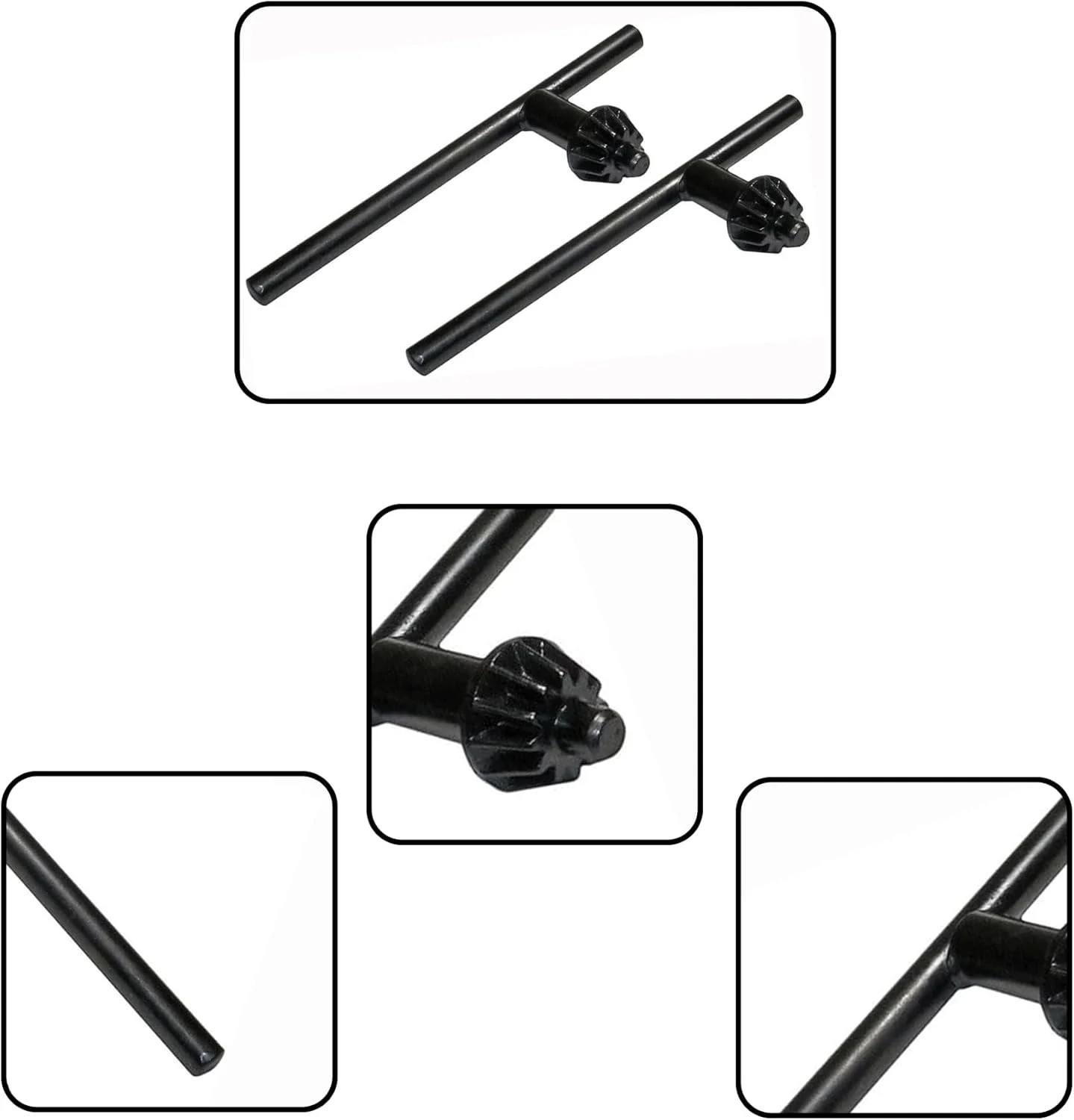 2Pcs N022653 Heavy-Duty Replacement Drill Chuck Key for DEWALT DW511 DW505K DWE5