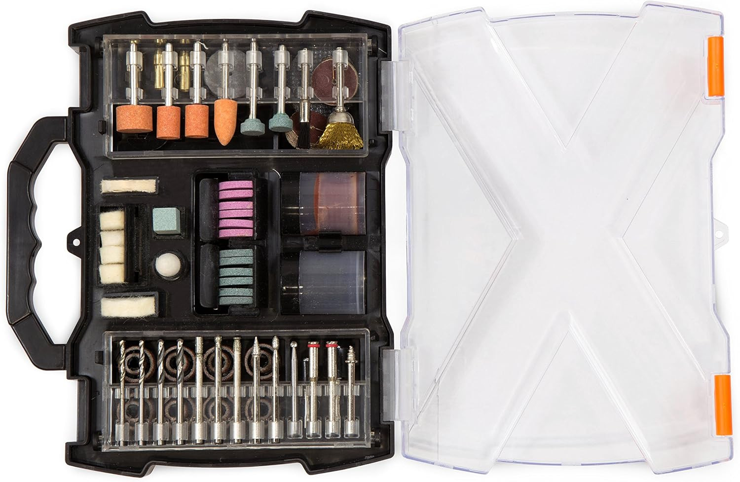 23103 1-Amp Variable Speed Rotary Tool with 100+ Accessories, Carrying Case