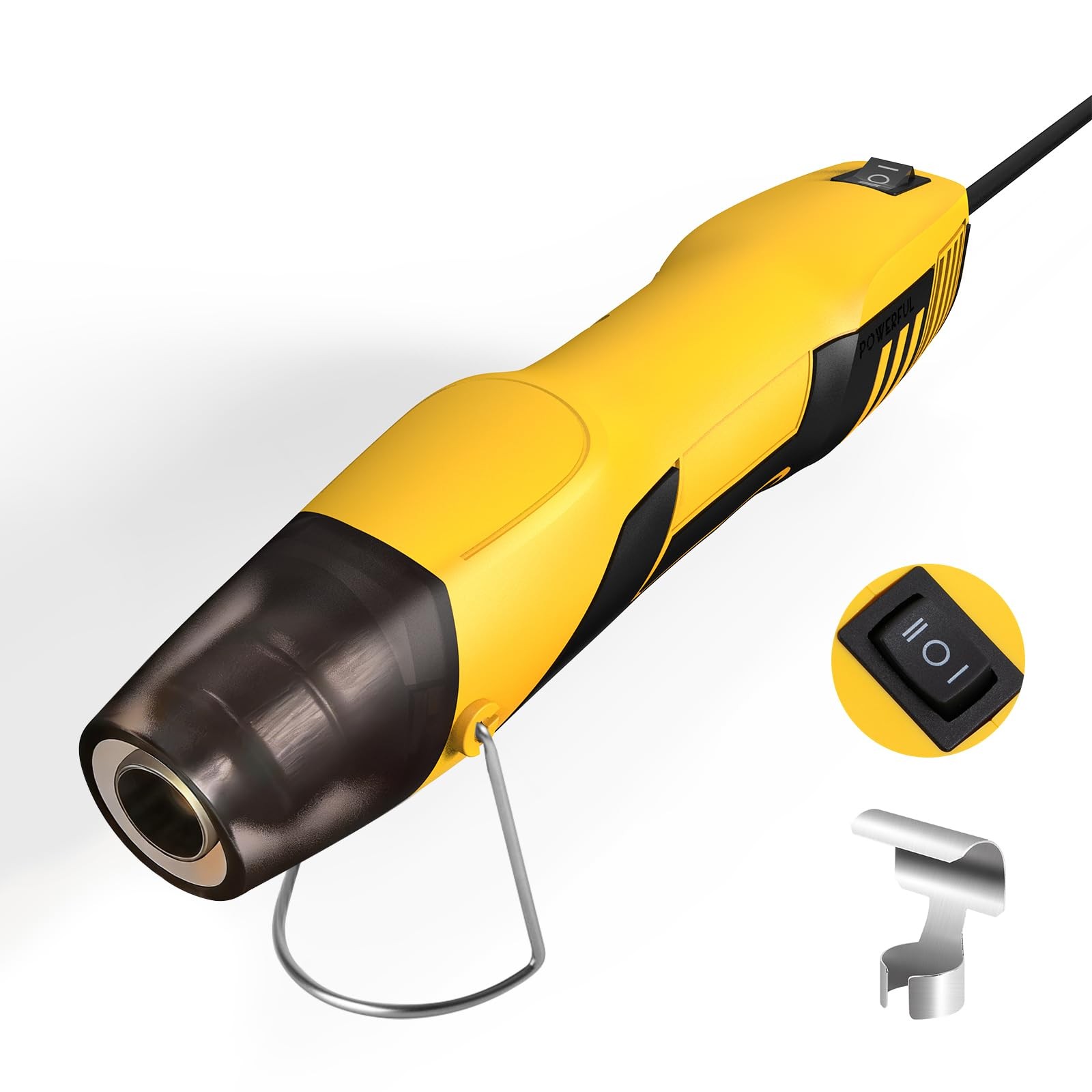 Mini Heat , 350W Dual Temp 500℉/842℉ (260℃/450℃) with Reflector & Extra Nozzl…