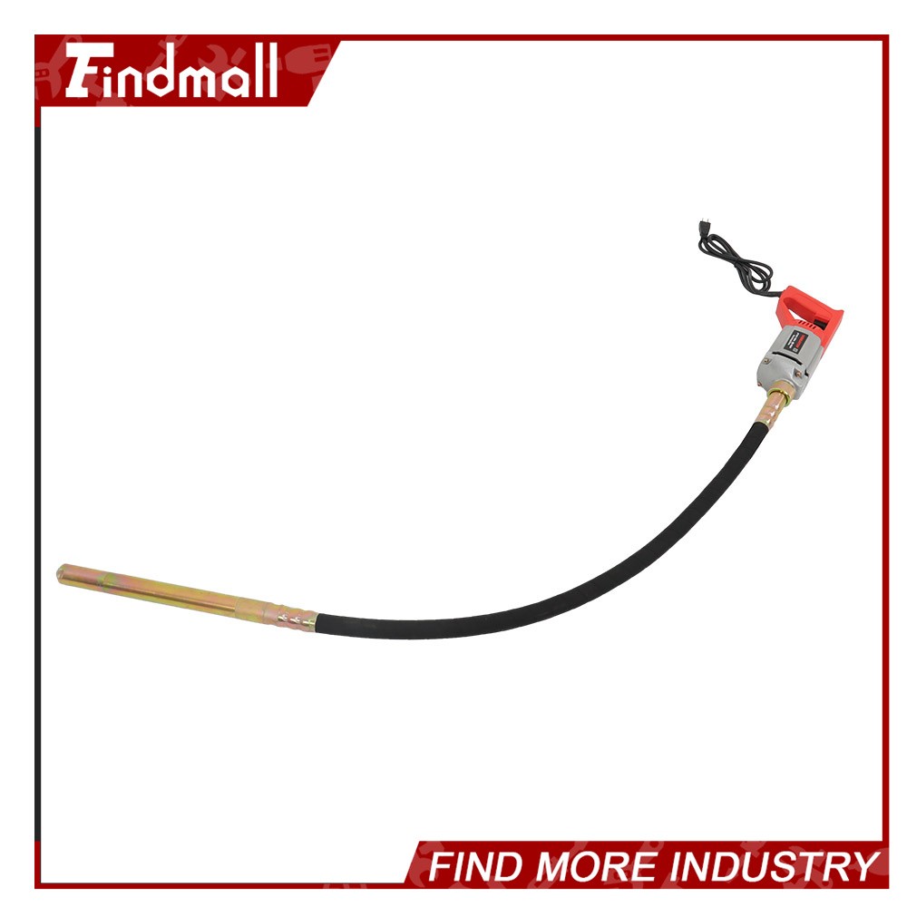 Findmall 1300W 110V Concrete Vibrabrater With 5 Feet Long Shaft Concrete Tool