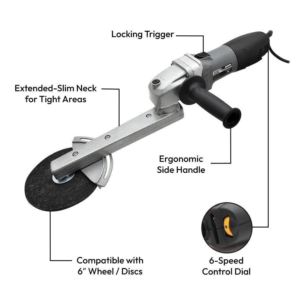Hardin HD-6200 Corner Fillet Weld Variable Speed Polisher