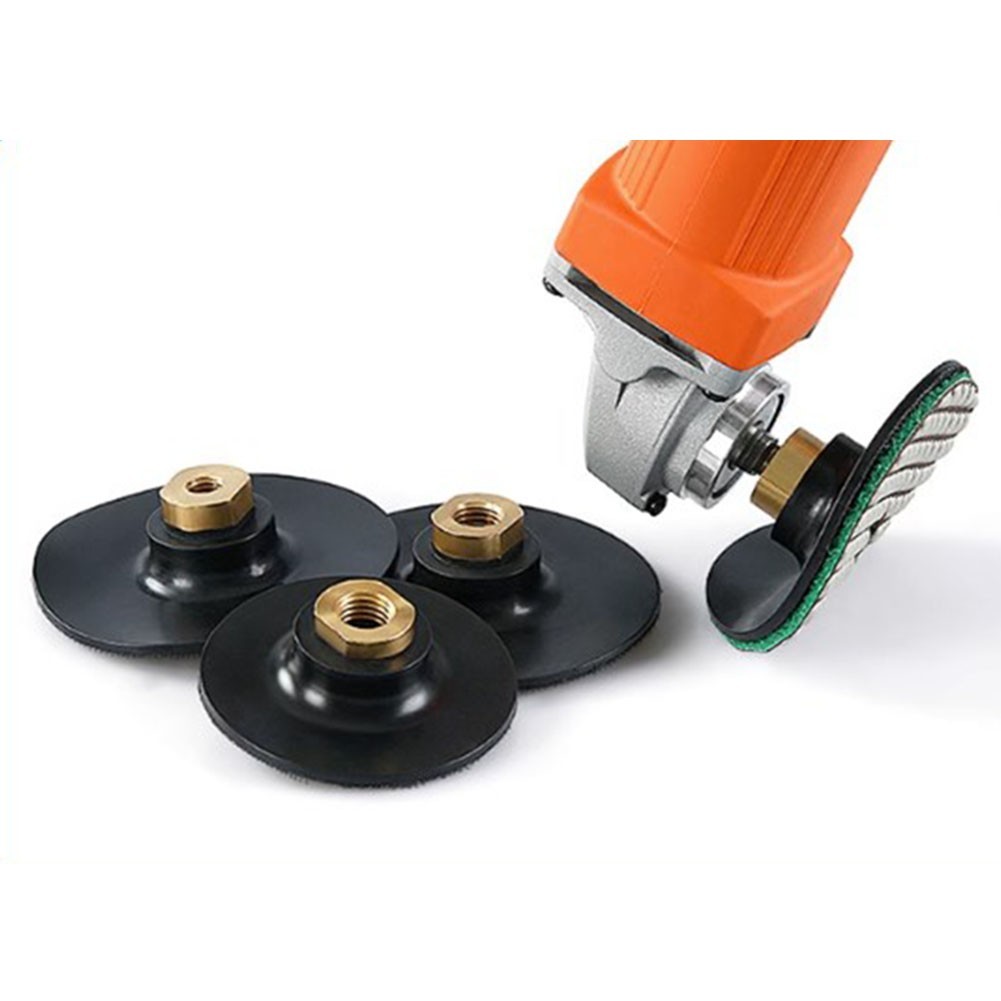 Polishing Holder Rubber Backing Pad Rubber And Metal Rubber Backer Pad