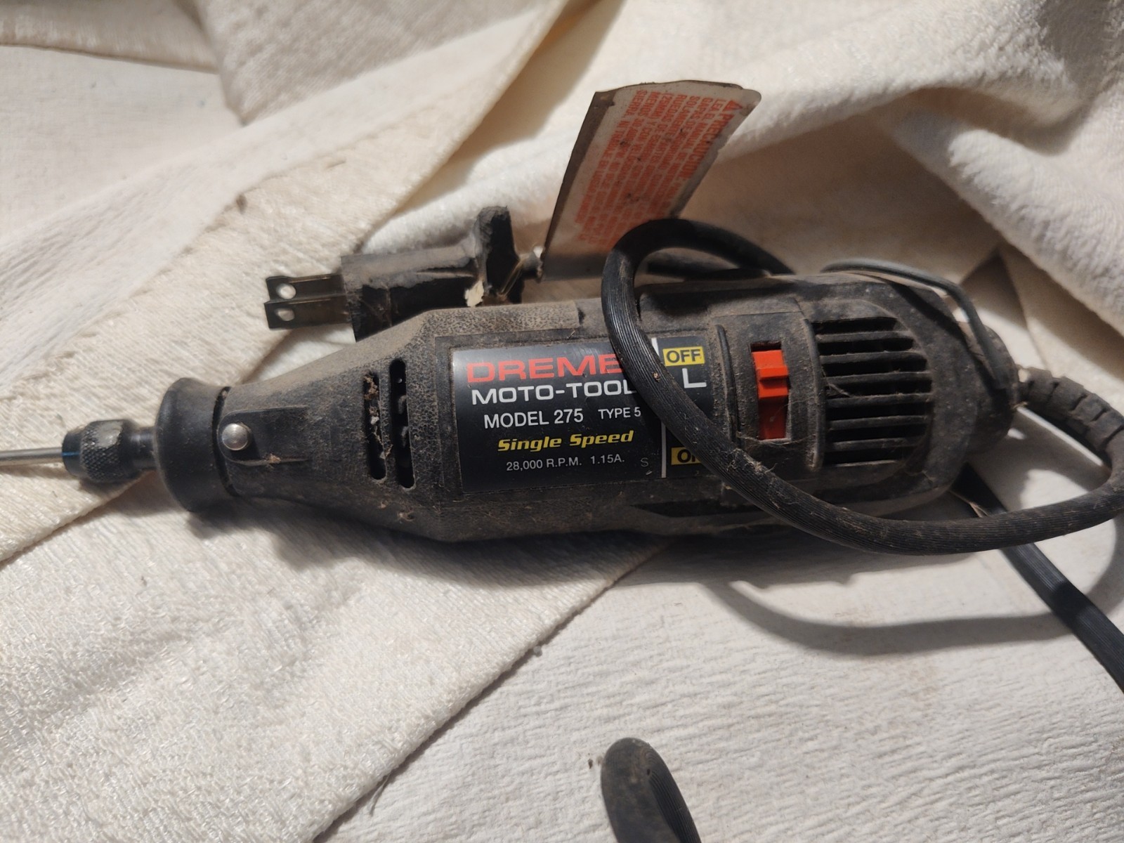 DREMEL MODEL 275 SMALL CORDED DREMEL (LR 5947)