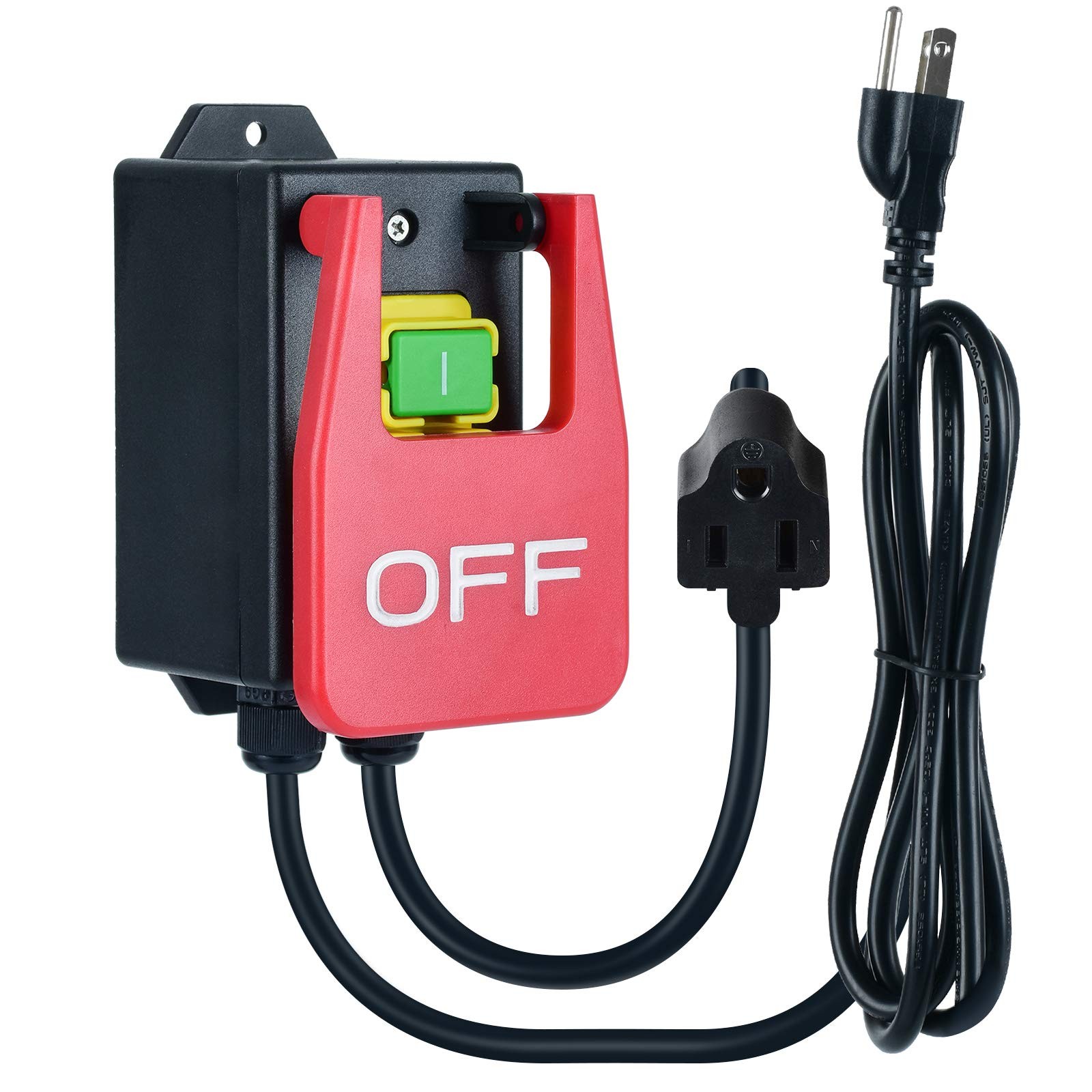 110V On Off Paddle Switch Router Table Safety Power Switch Large Stop Emergency