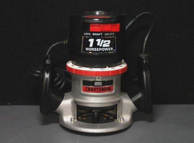 Craftsman USA Heavy Duty Router 1-1/2 hp Double Insulated 8 Amps 315.17492