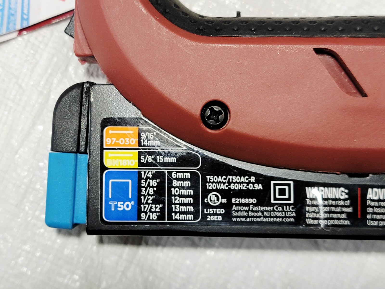Arrow 6 in. Electric Stapler and Brad Nailer Model T50AC-R