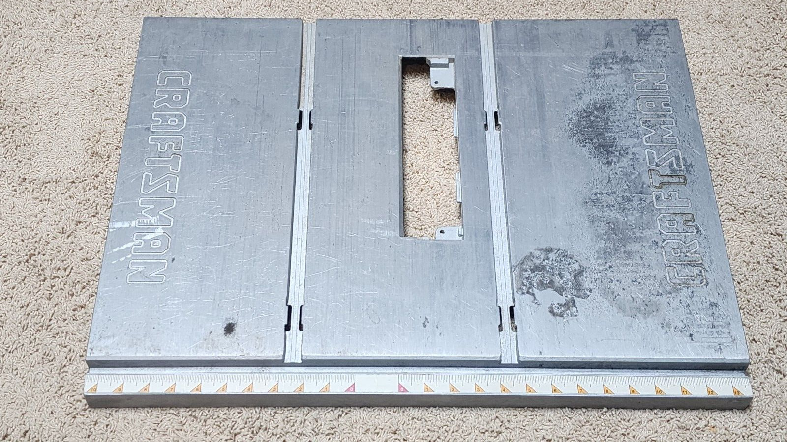 Craftsman 10&Prime; Table Saw 137 Series Original Aluminum Table Top Deck