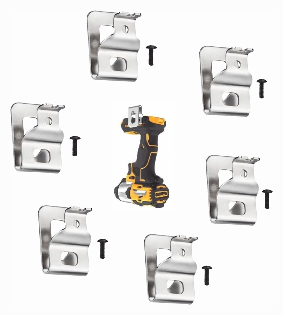 6pcs Belt Clip Hook For Dewalt 20V Drill Impact Driver Flashlight Tools DCD980 E