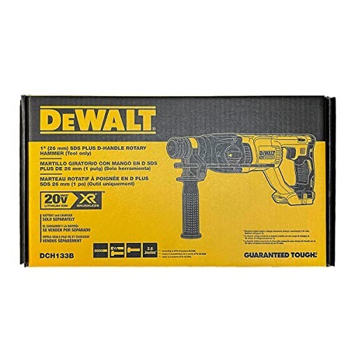 Cordless Rotary Hammer 20V SDS D-Handle Brushless Demolition Tool Only Concrete