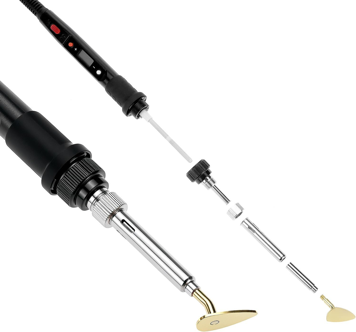 Plastic Welding Kit 80W 110V Adjustable 200-480℃ Repair Tool Set 40 Rods Pro Use