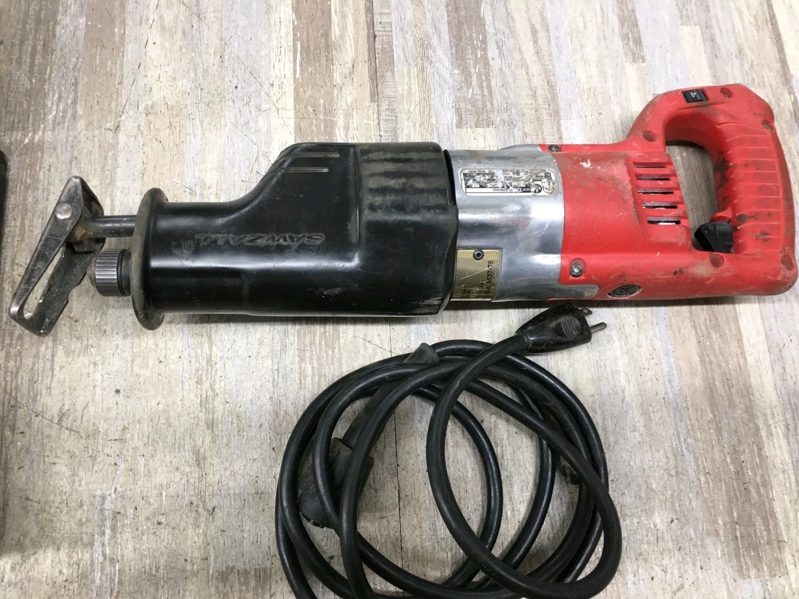 Milwaukee 6537-75 Super Sawzall Collectors Edition 75th Anniversary w/ Case