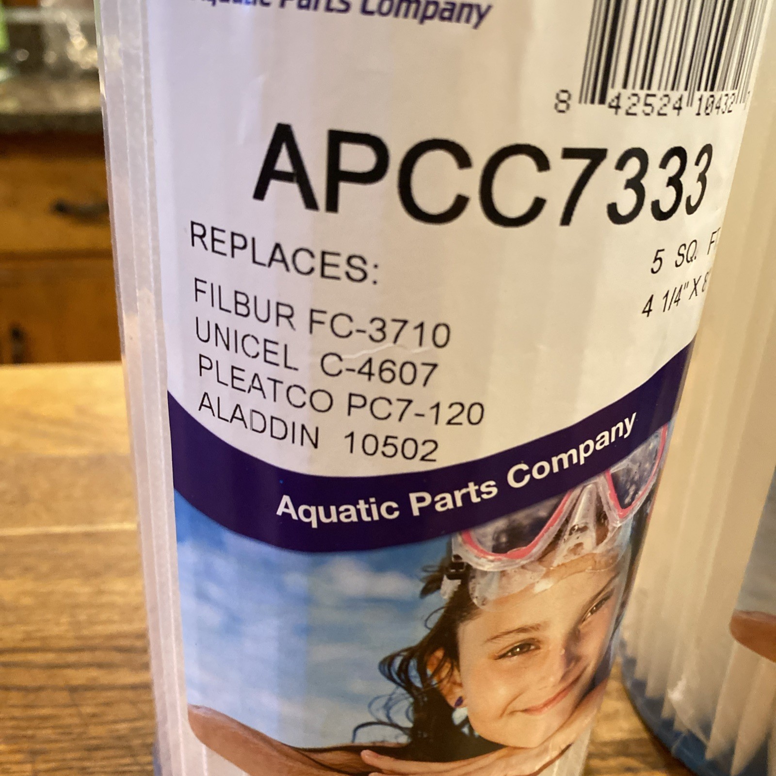 APC Replacement Cartridge Filter APCC7333 New 2 Pack 4.25” X 8” FC-3710 C-4607