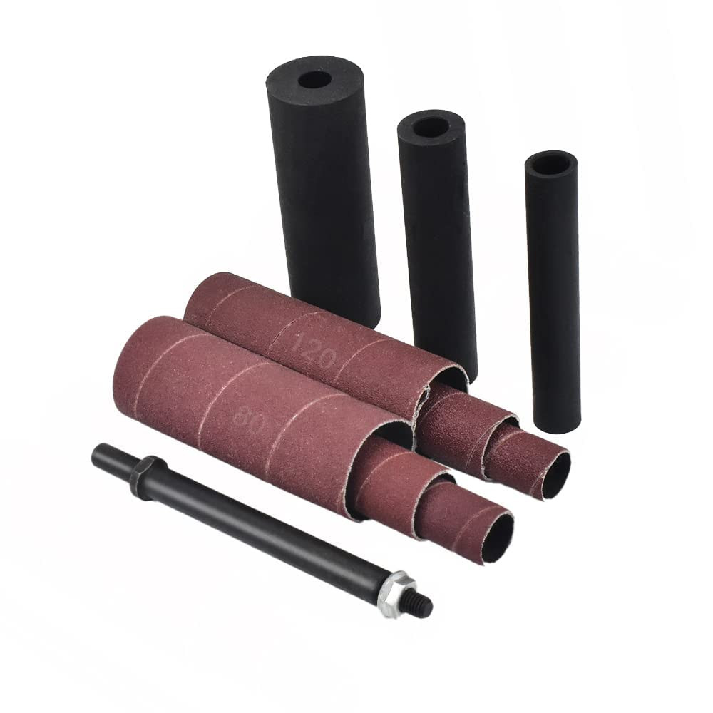 Spindle Sander Adaptor 4-1/2&Prime; X 1/2&Prime; w/ Rubber Drum Kit OD 3/4&Prime;, 1&Prime;, 1-1/2&Prime;