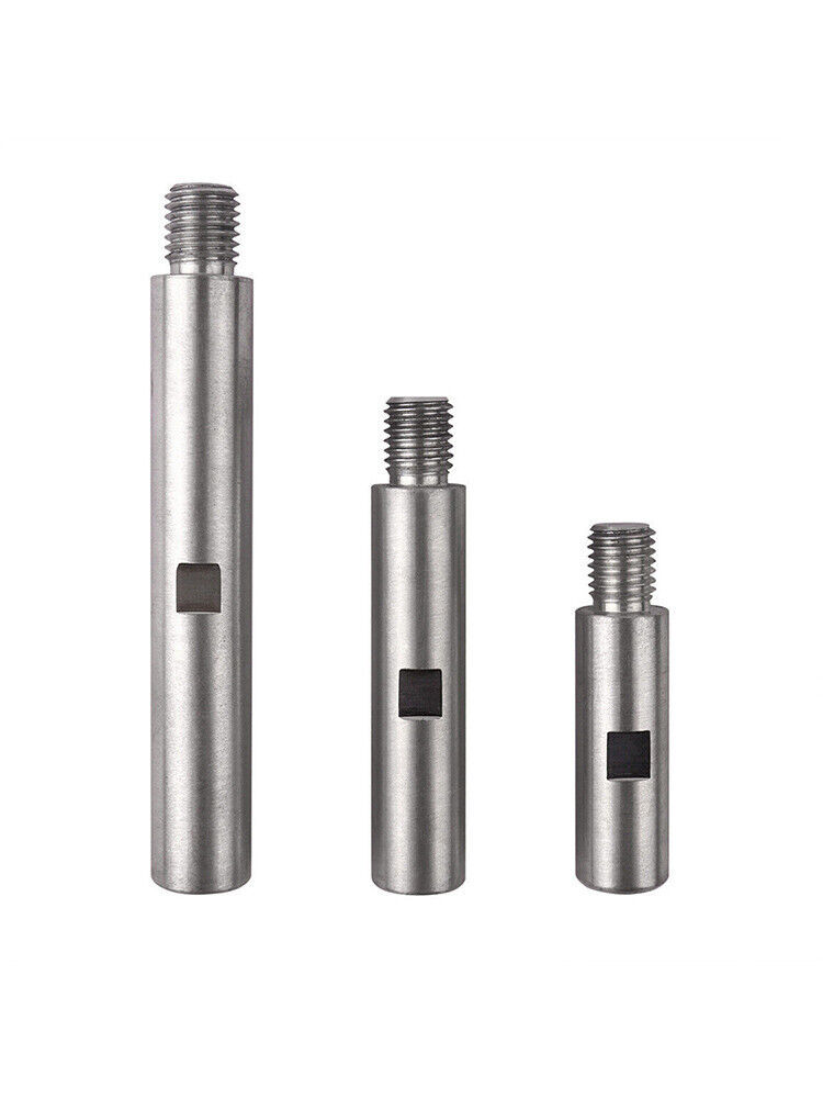 3Pc Angle Grinder Adapter Rod Kit Extension Rod M14 Adapter Rod Polishing Tool