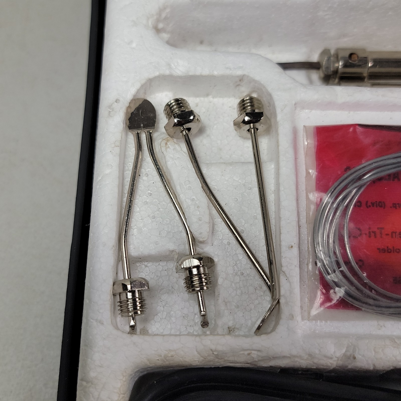Vtg Weller Soldering Gun Model 8200 140/100 Watts & Case & Accessories CLEAN