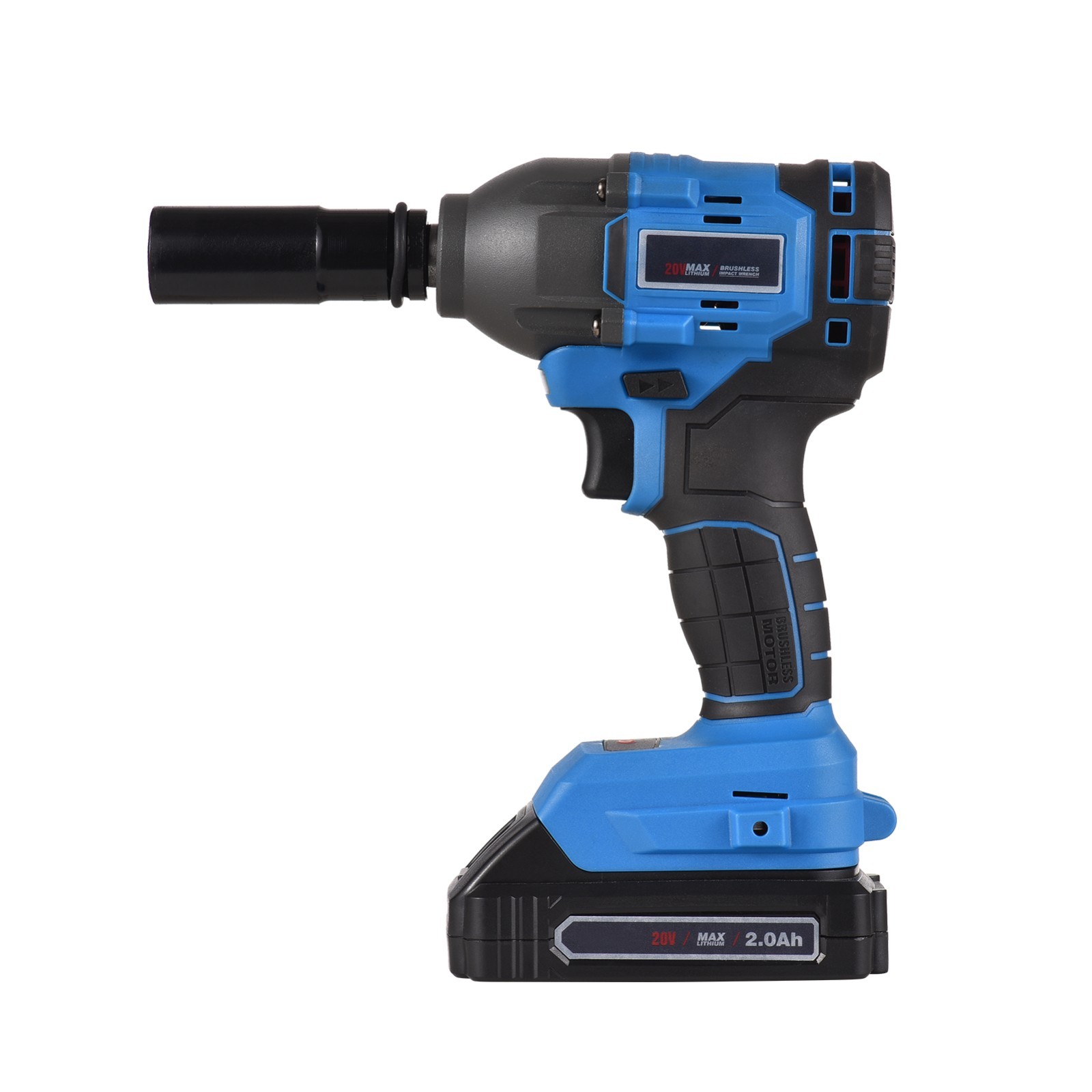 20V MAX Cordless Brushless Wrench 350N.m High Torque Electric Impact Wrench Powe