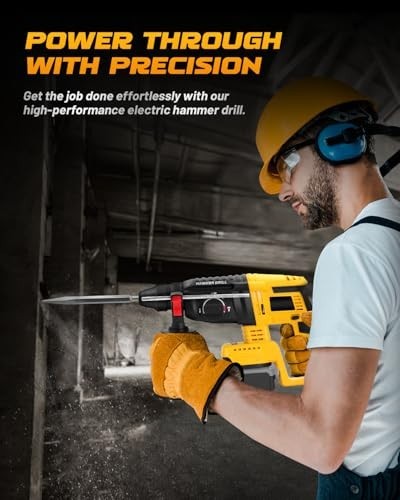 Cordless SDS Hammer Drill for Dewalt 20V MAX Battery, Brushless Rotary Hammer…
