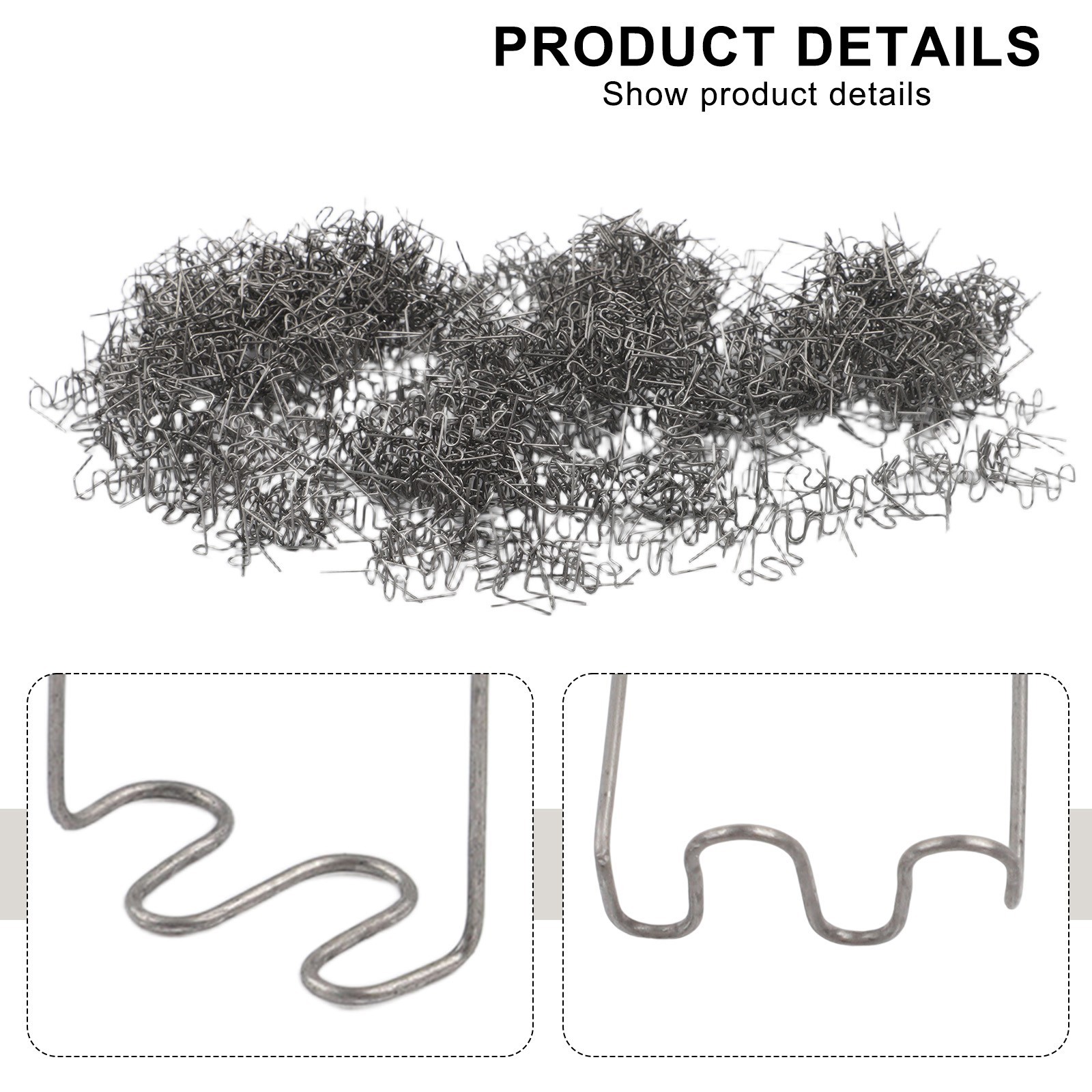 Welding Nail Staples 1000Pcs Equipment Pre-cut Repairing Patch